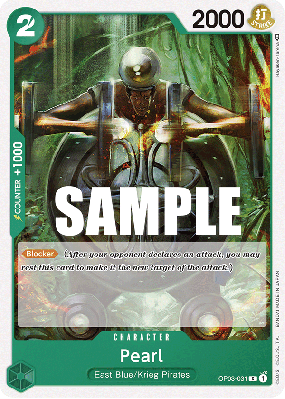 Carte One Piece Pearl OP03-031 C