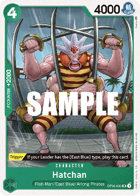 Carte One Piece Hatchan OP03-033 UC