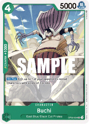 Carte One Piece Buchi OP03-034 UC