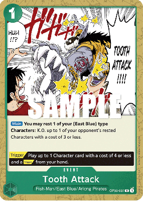 Carte One Piece Tooth Attack OP03-037 C
