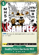 Carte One Piece Deathly Poison Gas Bomb MH5 OP03-038 R