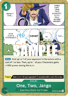 Carte One Piece One, Two, Jango OP03-039 UC