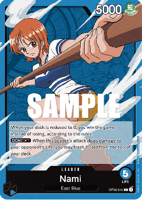 Carte One Piece Nami OP03-040 L
