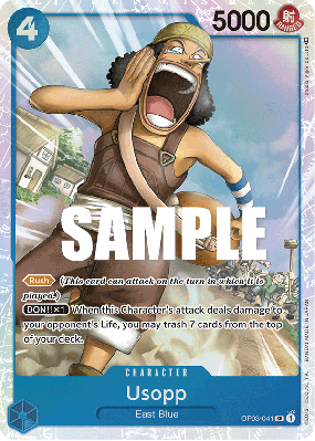 Carte One Piece Usopp OP03-041 SR