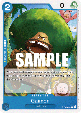 Carte One Piece Gaimon OP03-043 C