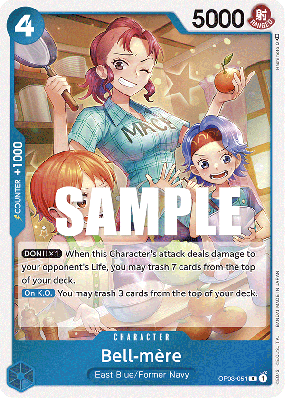 Carte One Piece Bell-mère OP03-051 R