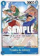 Carte One Piece Yosaku & Johnny OP03-053 C