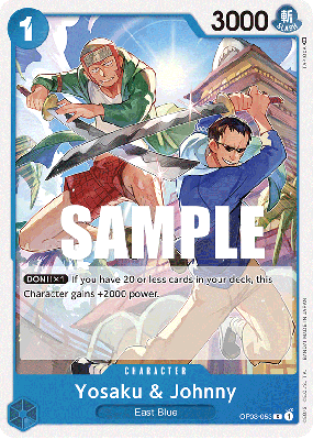 Carte One Piece Yosaku & Johnny OP03-053 C