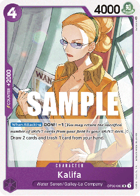 Carte One Piece Kalifa OP03-060 UC