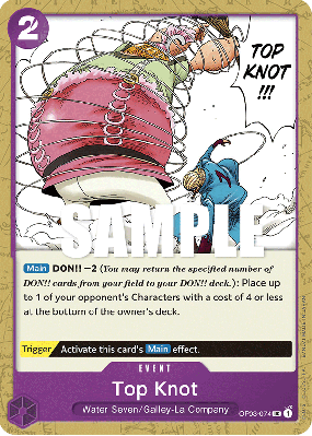 Carte One Piece Top Knot OP03-074 UC