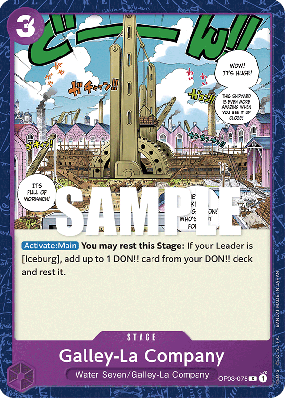 Carte One Piece Galley-La Company OP03-075 C