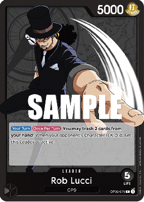 Carte One Piece Rob Lucci OP03-076 L