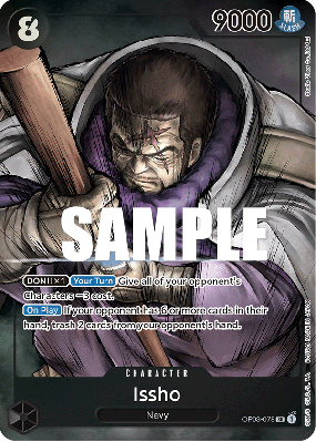 Carte One Piece Issho OP03-078 SR ALT ART