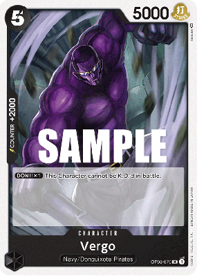 Carte One Piece Vergo OP03-079 UC