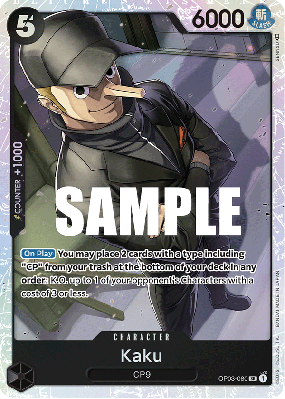 Carte One Piece Kaku OP03-080 SR