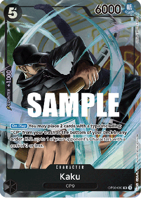 Carte One Piece Kaku OP03-080 SR ALT ART
