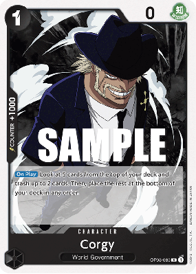 Carte One Piece Corgy OP03-083 C