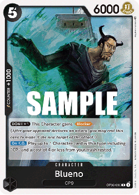 Carte One Piece Blueno OP03-090 R