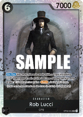 Carte One Piece Rob Lucci OP03-092 SR