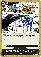Carte One Piece Tempest Kick Sky Slicer OP03-096 UC
