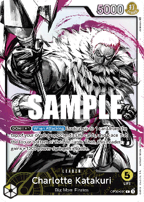 Carte One Piece Charlotte Katakuri OP03-099 L ALT ART