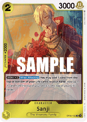 Carte One Piece Sanji OP03-102 R