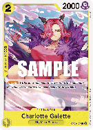 Carte One Piece Charlotte Galette OP03-107 C