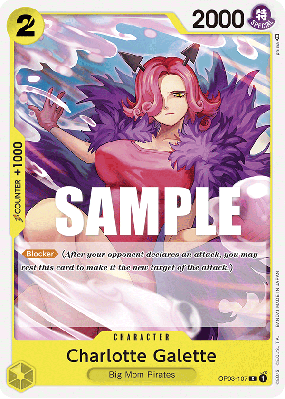 Carte One Piece Charlotte Galette OP03-107 C