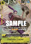 Carte One Piece Charlotte Cracker OP03-108 SR ALT ART
