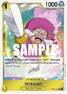 Carte One Piece Streusen OP03-115 R
