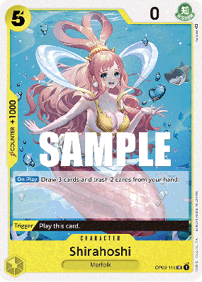 Carte One Piece Shirahoshi OP03-116 UC