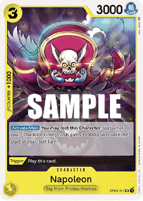 Carte One Piece Napoleon OP03-117 UC