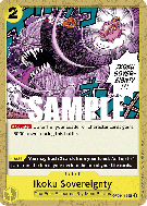 Carte One Piece Ikoku Sovereignty OP03-118 UC