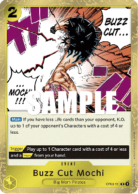 Carte One Piece Buzz Cut Mochi OP03-119 R