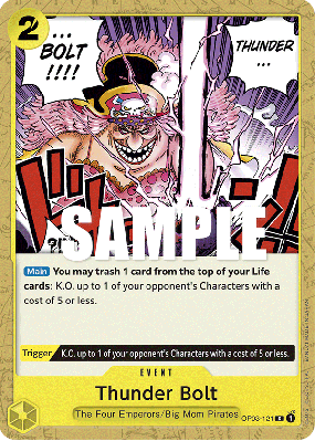 Carte One Piece Thunder Bolt OP03-121 C