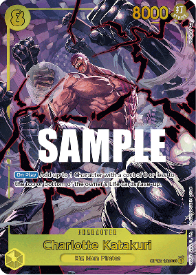 Carte One Piece Charlotte Katakuri OP03-123 SEC ALT ART