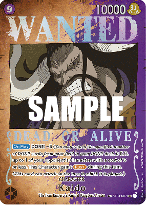 Carte One Piece Kaido ST04-003 SP CARD
