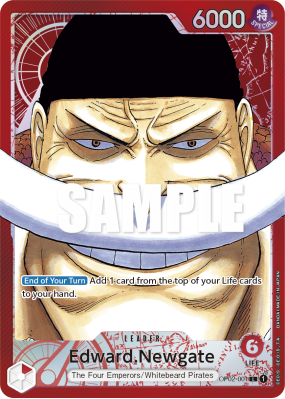 Carte One Piece Edward Newgate OP02-001 L ALT ART