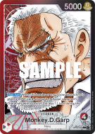 Carte One Piece Monkey D. Garp OP02-002 L ALT ART