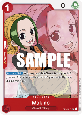 Carte One Piece Makino OP02-015 UC
