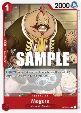 Carte One Piece Magura OP02-016 C