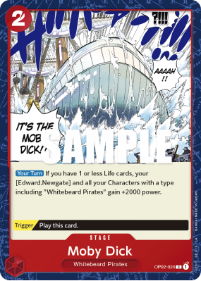 Carte One Piece Moby Dick OP02-024 C