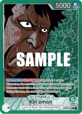 Carte One Piece Kin'emon OP02-025 L ALT ART