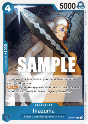 Carte One Piece Inazuma OP02-050 R