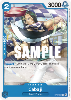 Carte One Piece Cabaji OP02-052 C