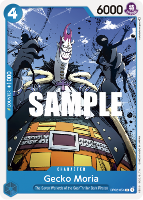 Carte One Piece Gecko Moria OP02-054 C