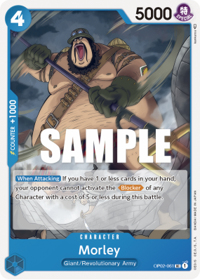 Carte One Piece Morley OP02-061 UC