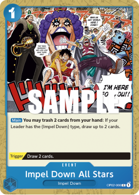 Carte One Piece Impel Down All Stars OP02-066 C