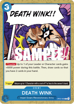 Carte One Piece DEATH WINK OP02-069 C