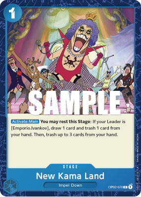 Carte One Piece New Kama Land OP02-070 C
